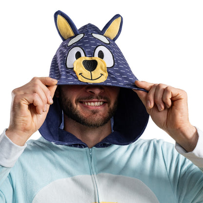 Playful Dog Unisex Halloween Costume Cosplay Zip Up Pajama Jumpsuit