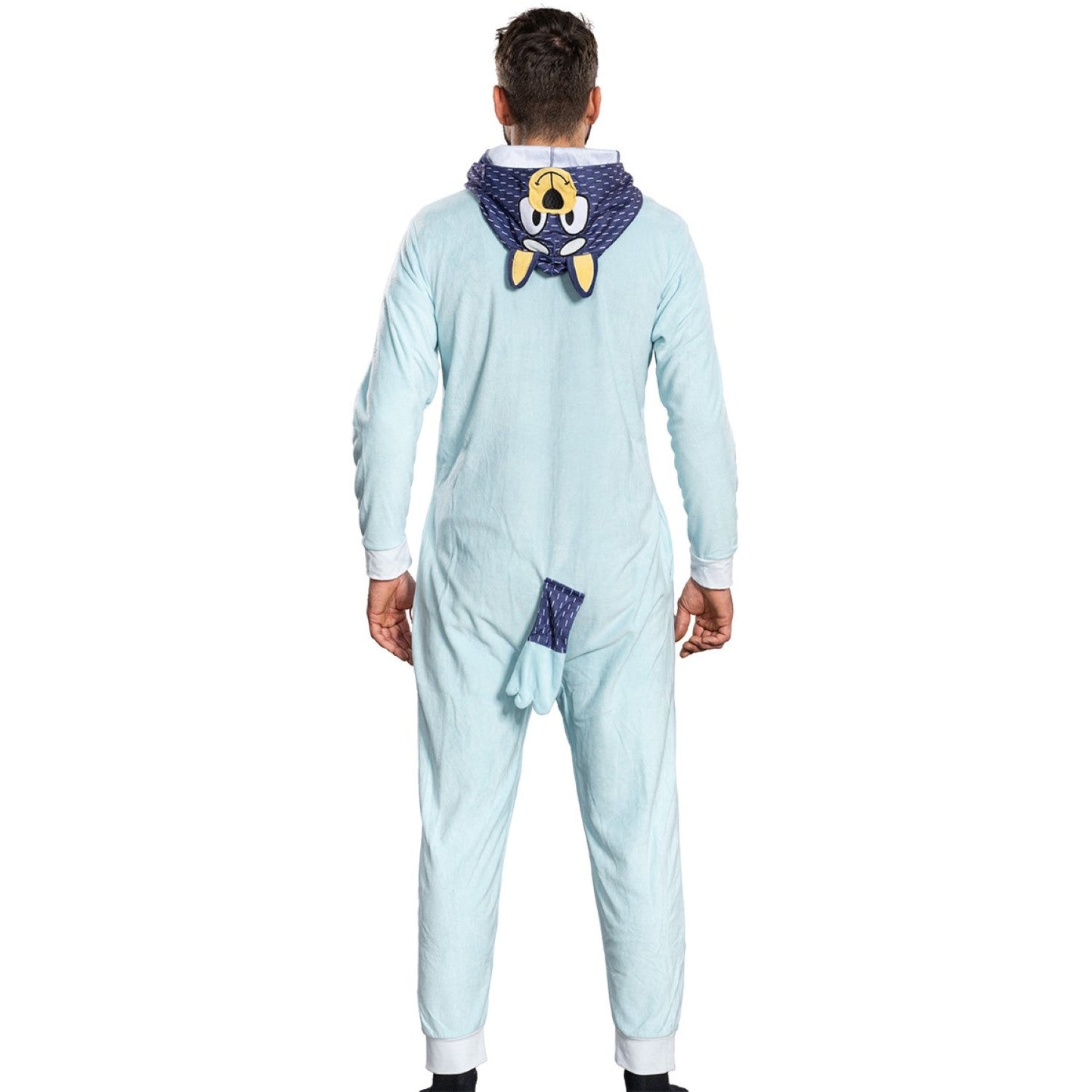 Playful Dog Unisex Halloween Costume Cosplay Zip Up Pajama Jumpsuit