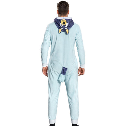 Playful Dog Unisex Halloween Costume Cosplay Zip Up Pajama Jumpsuit