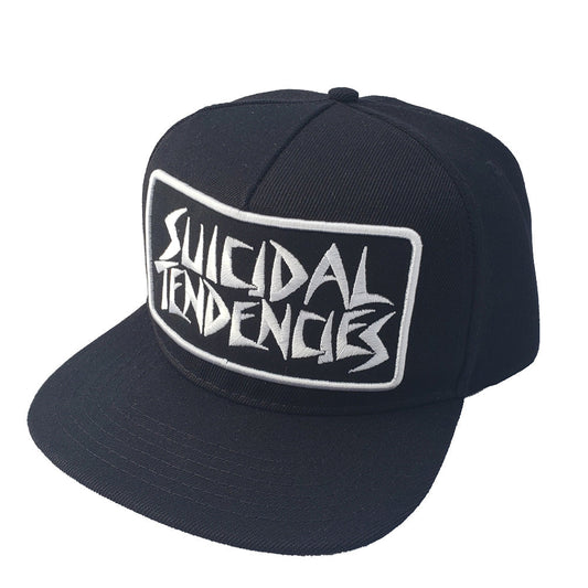 Suicidal Tendencies ST Logo Patch Snapback Baseball Hat Black
