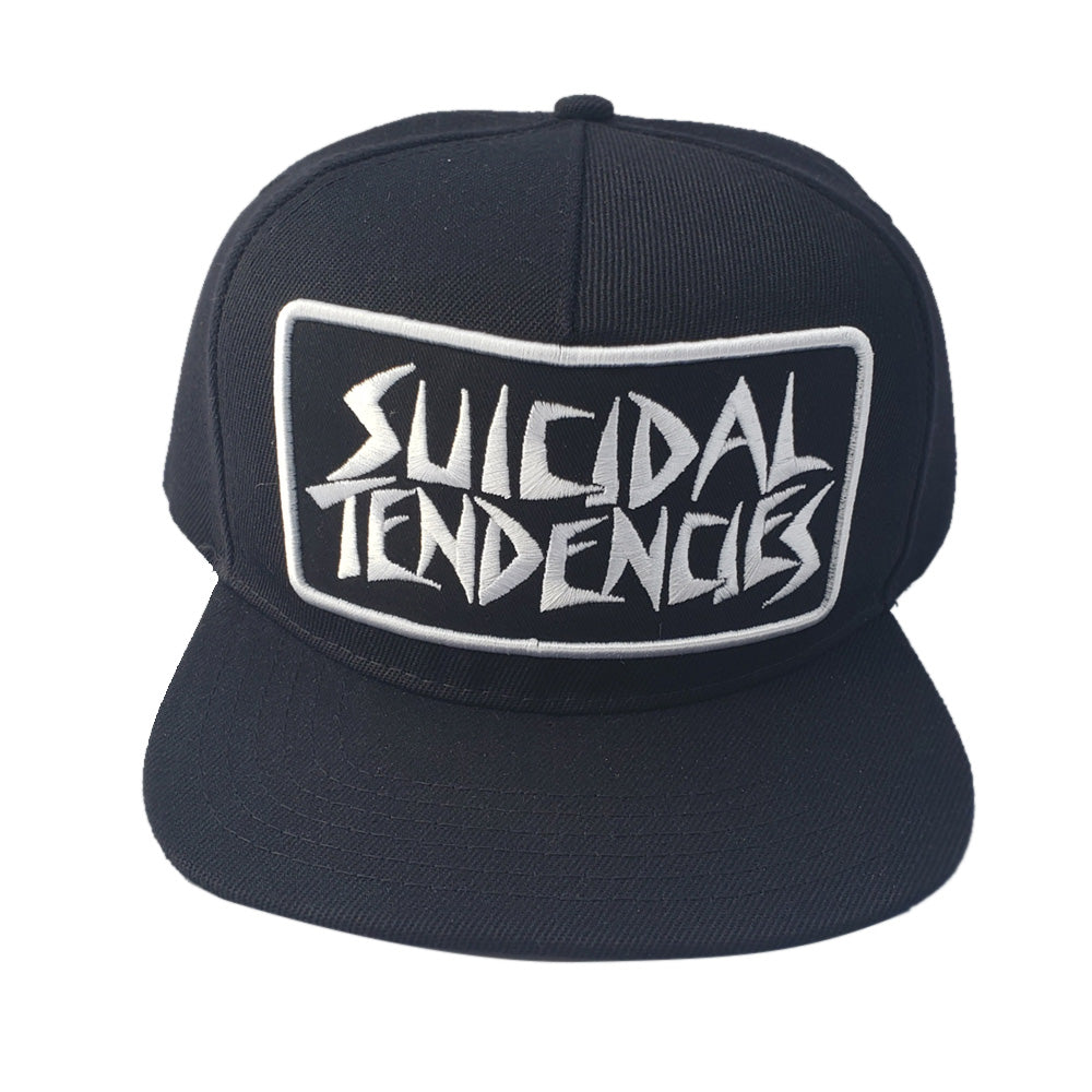 Suicidal Tendencies ST Logo Patch Snapback Baseball Hat Black