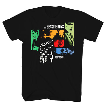 Beastie Boys Root Down Front And Back Print Mens T Shirt Black