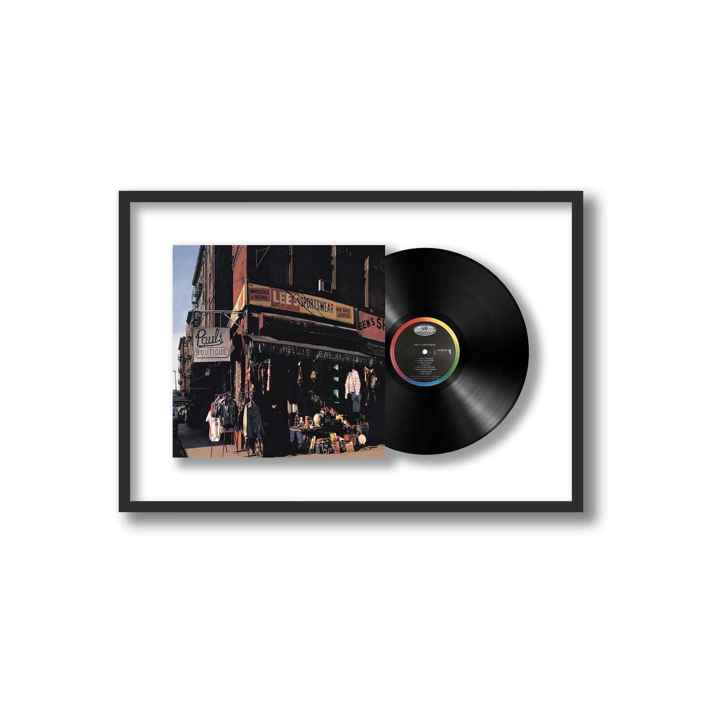 Beastie Boys Paul's Boutique Framed Vinyl Record