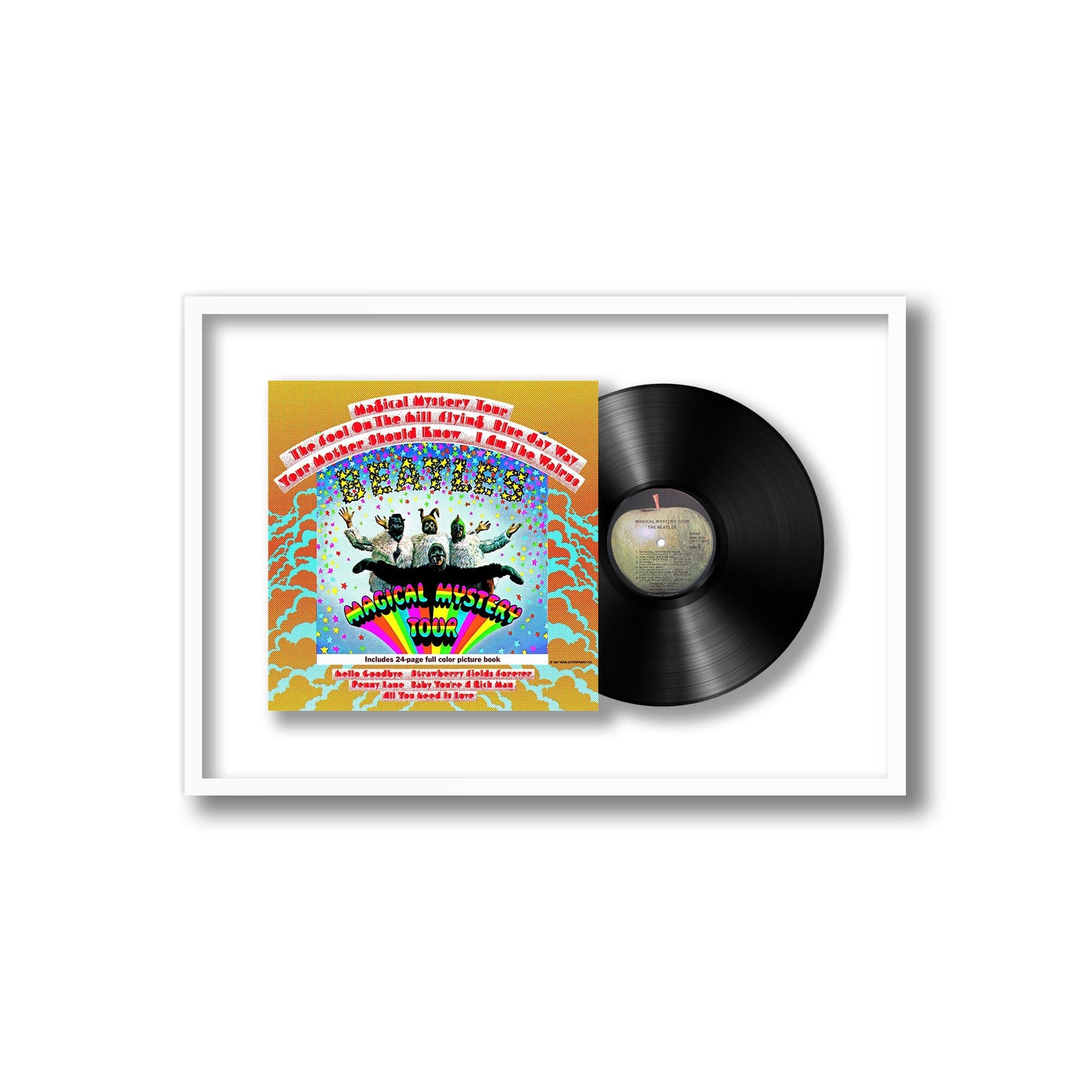 The Beatles Magical Mystery Tour Framed Vinyl Record