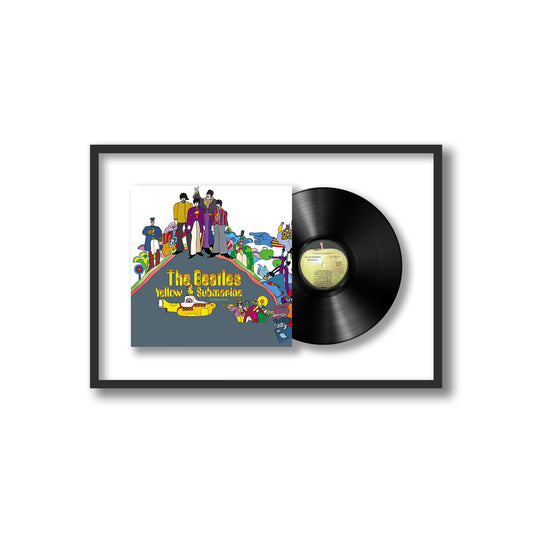 Yellow Submarine Framed Vinyl Record