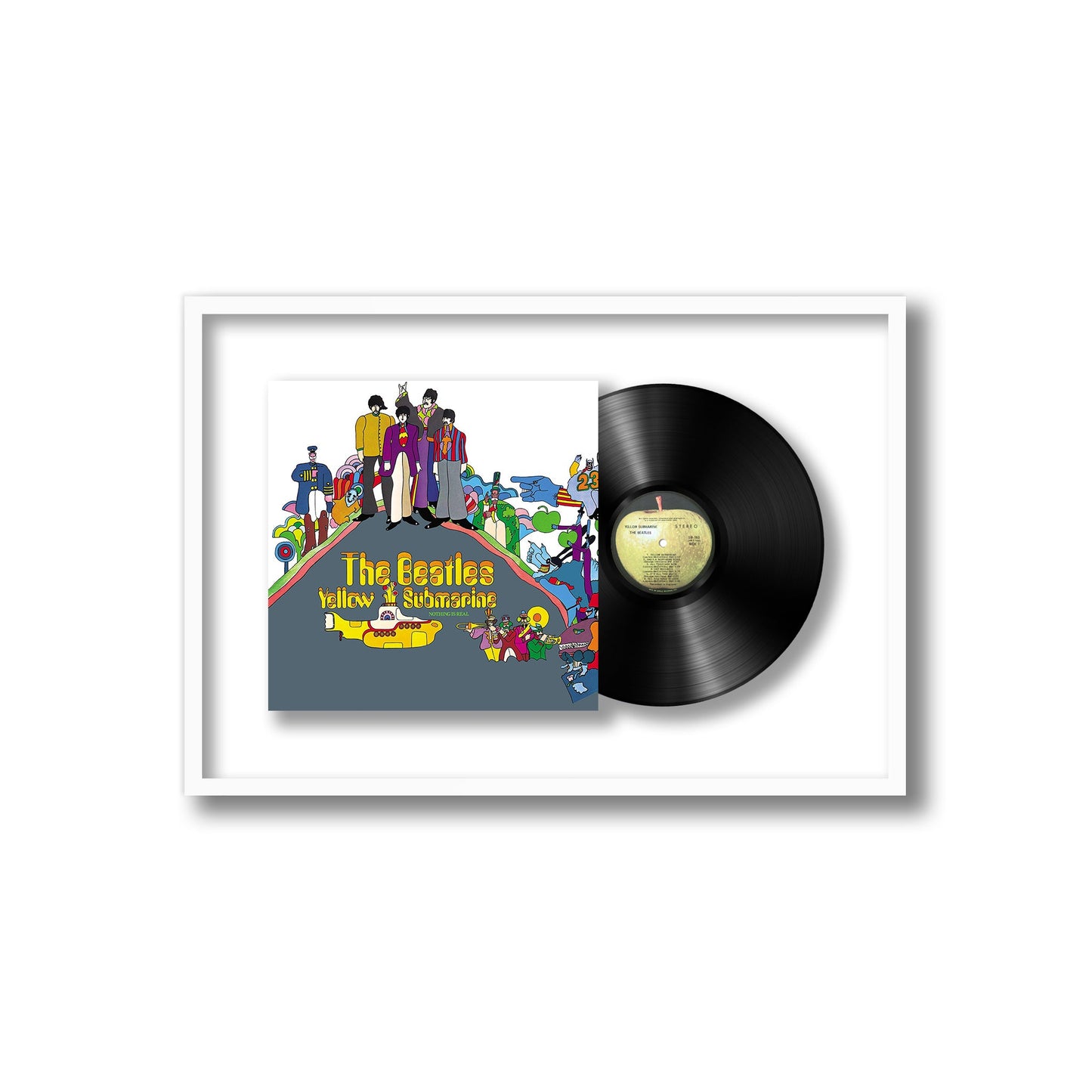 Yellow Submarine Framed Vinyl Record