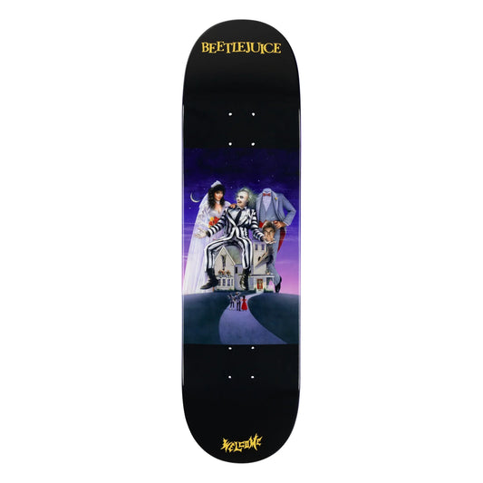 Welcome x Beetlejuice Showtime on Popsicle Deck - 9.0ƒ?? Black/Purple Dip