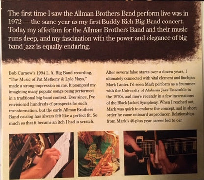 Big Band of Brothers – Jazz Celebration Of The Allman Brothers Band Music CD