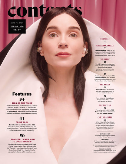 Billboard - 24.06.22 Edition: How Ty Dolla $ign Gets Across The Finish Line, Sabrina Carpenter Espresso, Billie Eilish, Chappell Roan's Rise, Kendrick Lamar Historic Beef, Billboard 200 & More!