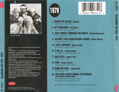 Billboard Top Hits - 1979 Music CD