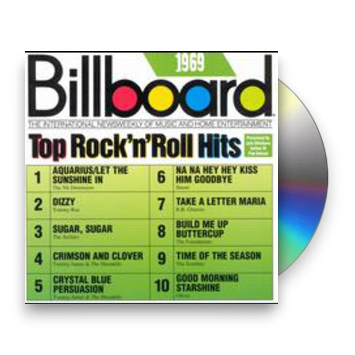 Billboard Top Rock 'n' Roll Hits - 1969 Music CD