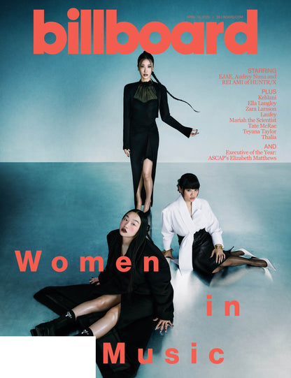 Billboard - 26.04.18 Edition: Women In Music 2026, The Voices Of HUNTR/X, The Executive ASCAP CEO Elizabeth Matthews, The Artists & Latin Women In Music, Amazon’s New Venue Initiatives & More!