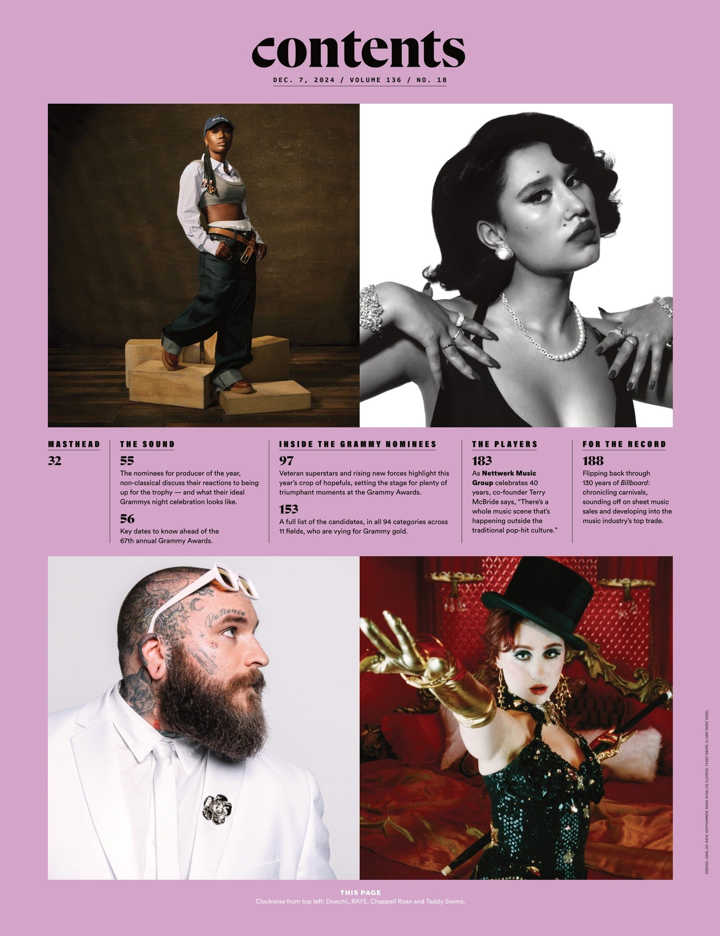 Billboard - 24.12.07 Edition: Grammy Voter Guide, The Grateful Dead Named 2025 Musicares Persons Of The Year, Hot Topics, The Academy's New Members, The Nominees, Sabrina Carpenter, Shaboozey & More!