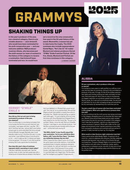 Billboard - 24.12.07 Edition: Grammy Voter Guide, The Grateful Dead Named 2025 Musicares Persons Of The Year, Hot Topics, The Academy's New Members, The Nominees, Sabrina Carpenter, Shaboozey & More!