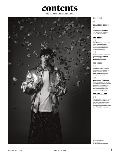 Billboard - 25.01.11 Edition: Jennie Takes Control, The Blackpink Star Brings Her Own Dreams & Label To Life, Tik Tok Ban, Brandon Creed & Other Managers To Watch, Quarter-Century Chart Champs & More!