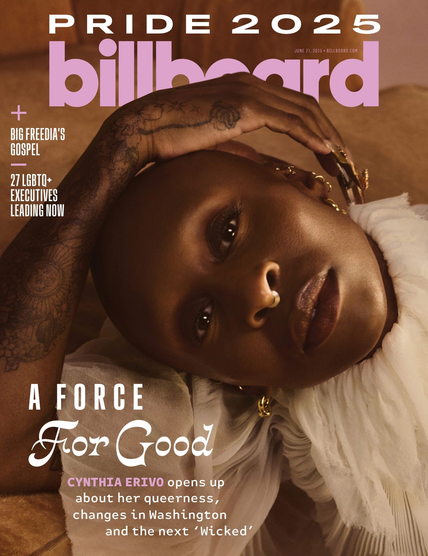 Billboard - 25.06.21 Edition: Pride 2025, Cynthia Erivo On Queerness, Changes In DC & Wicked, Sabrina Carpenter's Earns 2nd Billboard Hot 100 No. 1 Spot, HAIM’s New Era, The Who’s Farewell & More!