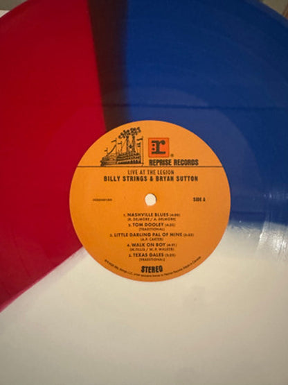 Billy Strings & Bryan Sutton - Live At The Legion (Tri-Color Red White Blue 2-LP Vinyl) Vinyl Record