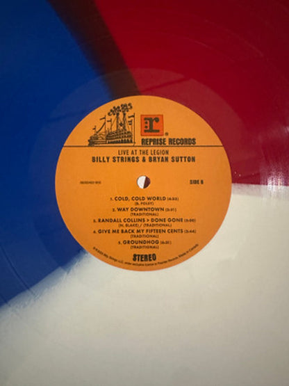 Billy Strings & Bryan Sutton - Live At The Legion (Tri-Color Red White Blue 2-LP Vinyl) Vinyl Record