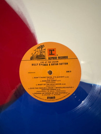 Billy Strings & Bryan Sutton - Live At The Legion (Tri-Color Red White Blue 2-LP Vinyl) Vinyl Record