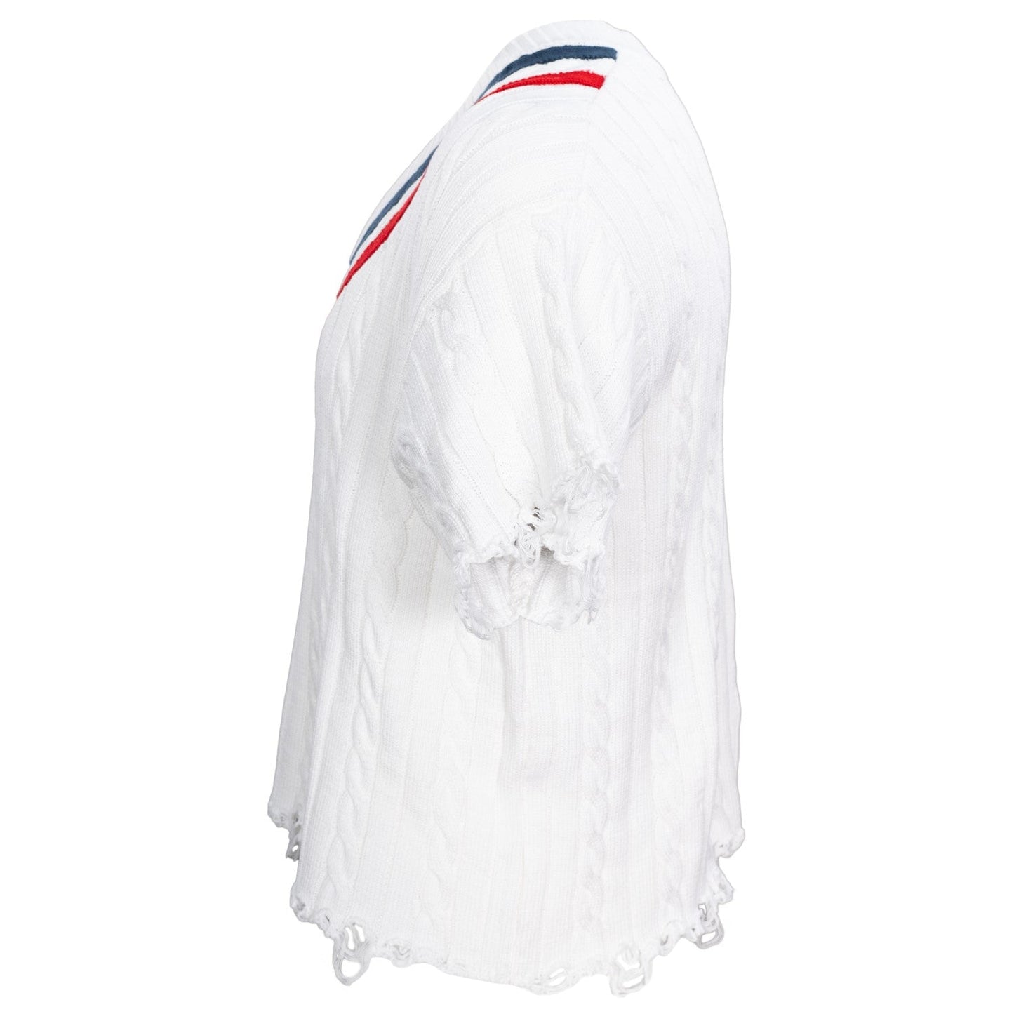 Distressed Knit Sweater Costume Top for Halloween and Cosplay