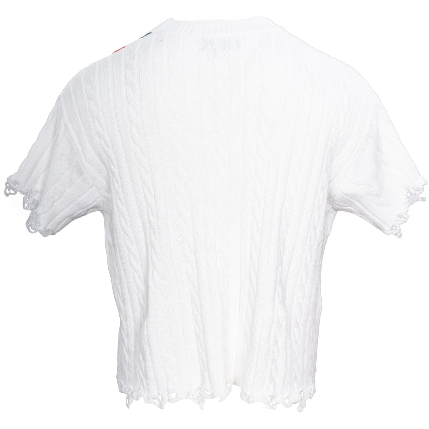 Distressed Knit Sweater Costume Top for Halloween and Cosplay