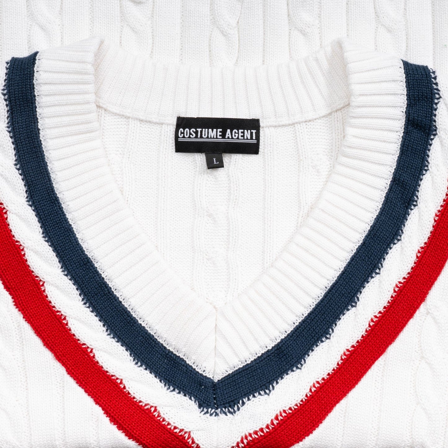 Distressed Knit Sweater Costume Top for Halloween and Cosplay