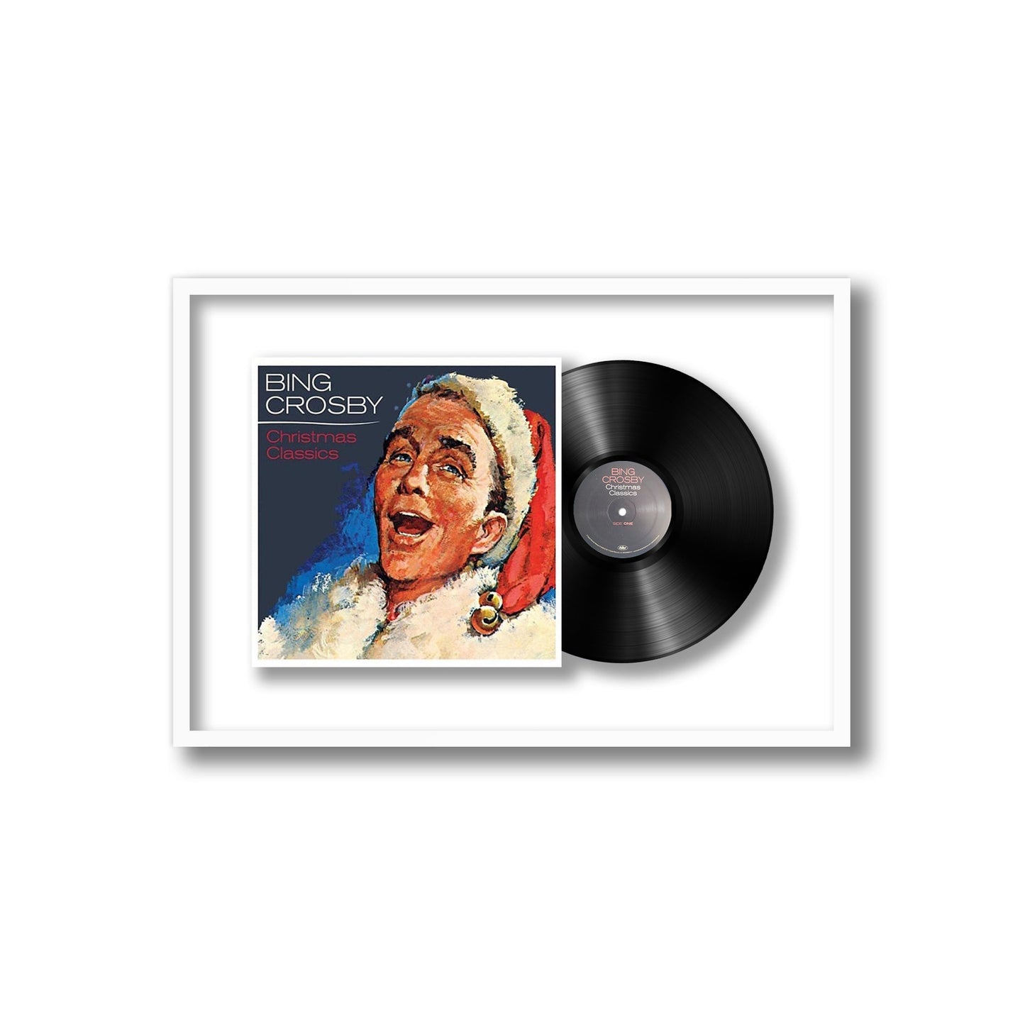 Bing Crosby Christmas Classics Framed Vinyl Record