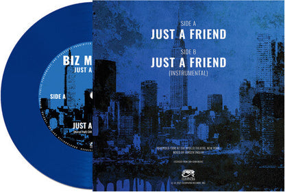 Just A Friend (Colored Vinyl, Blue, Remixed, Remastered) (7" Single)  Vinyl Record
