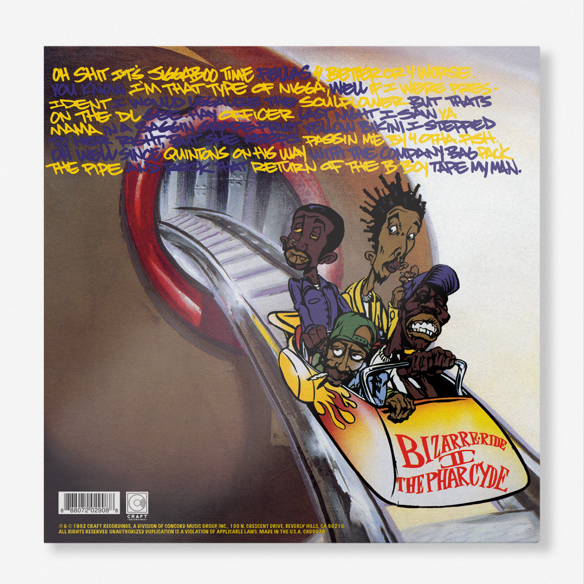 Bizarre Ride II The Pharcyde (Blue/Yellow 2-LP) Vinyl Record