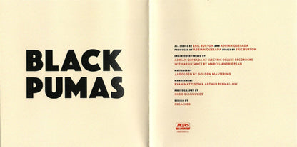 Black Pumas – Black Pumas Music CD