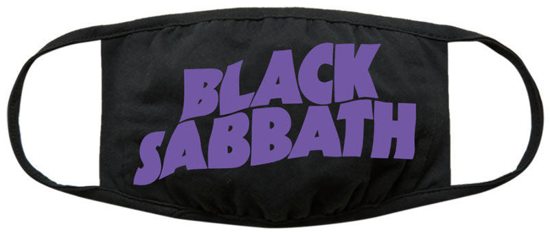 Black Sabbath Wavy Logo Face Covering Black Sabbath Wavy Logo Face Covering [Apparel]