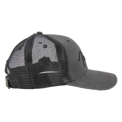 Fender Black Out Mesh Back Trucker Hat Cap Black
