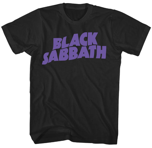 Black Sabbath Logo Mens T Shirt Black