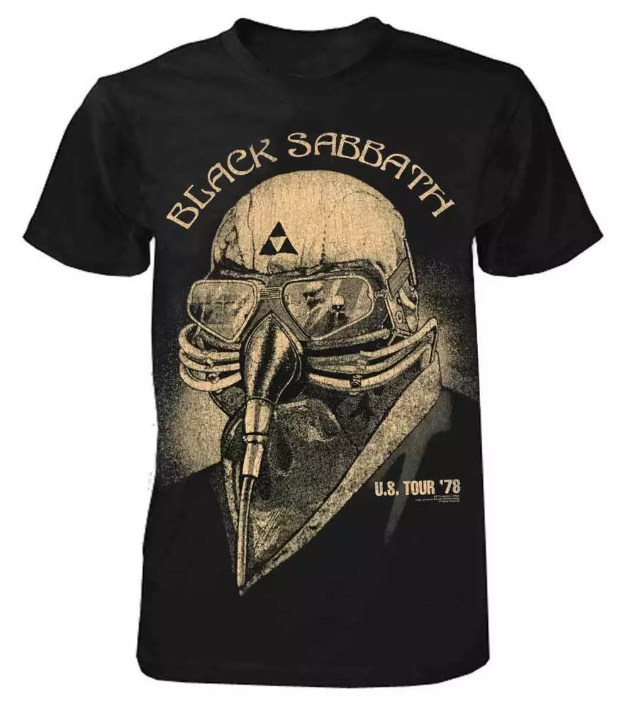 Black Sabbath U.S. Tour 1978 Mens T Shirt