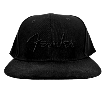 Fender Black Flat Bill Hat