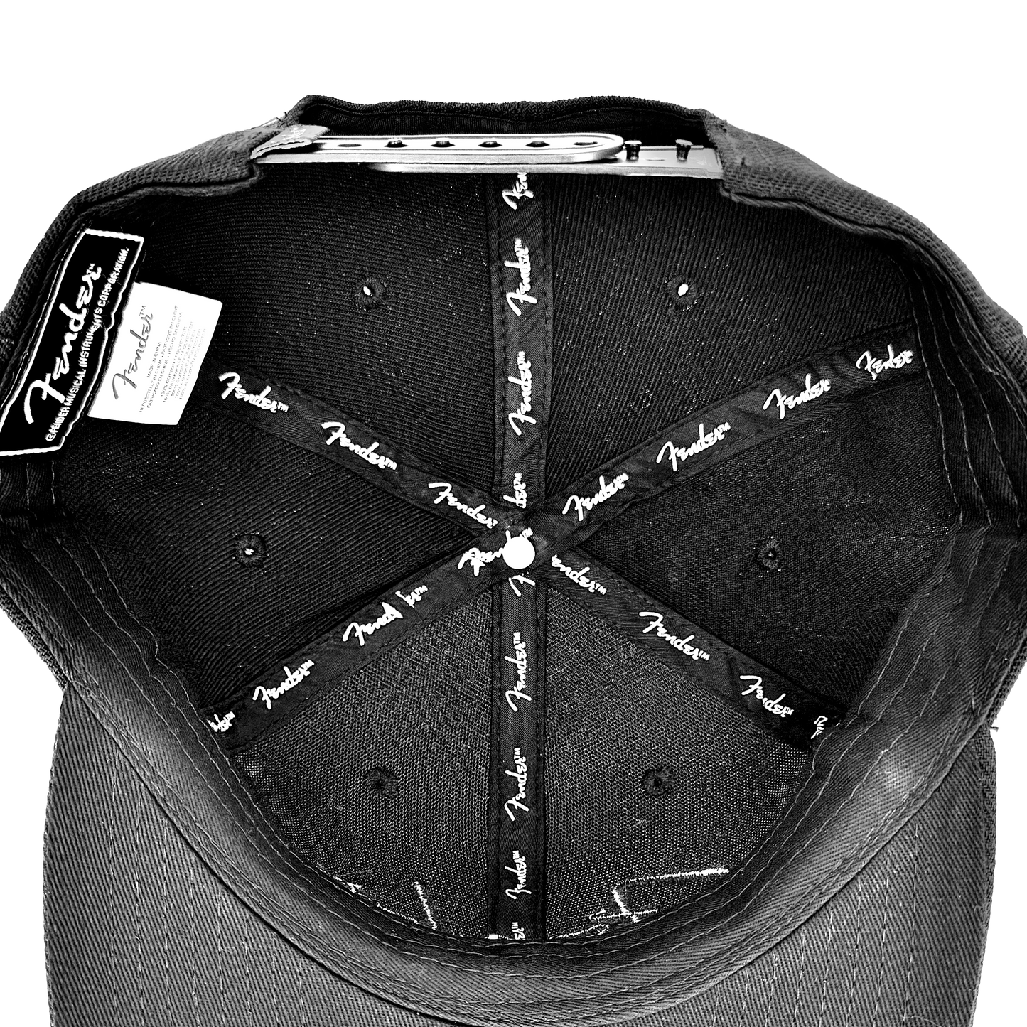 Fender Black Flat Bill Hat