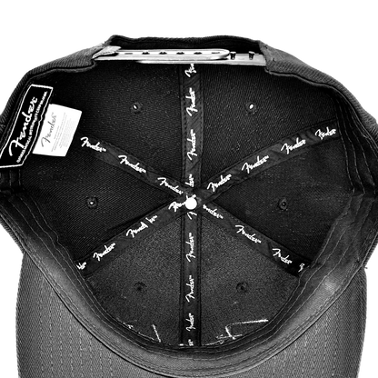Fender Black Flat Bill Hat