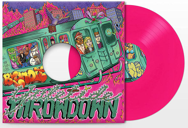 Yuletide Throwdown [Hot Pink 12" Single] Vinyl Record