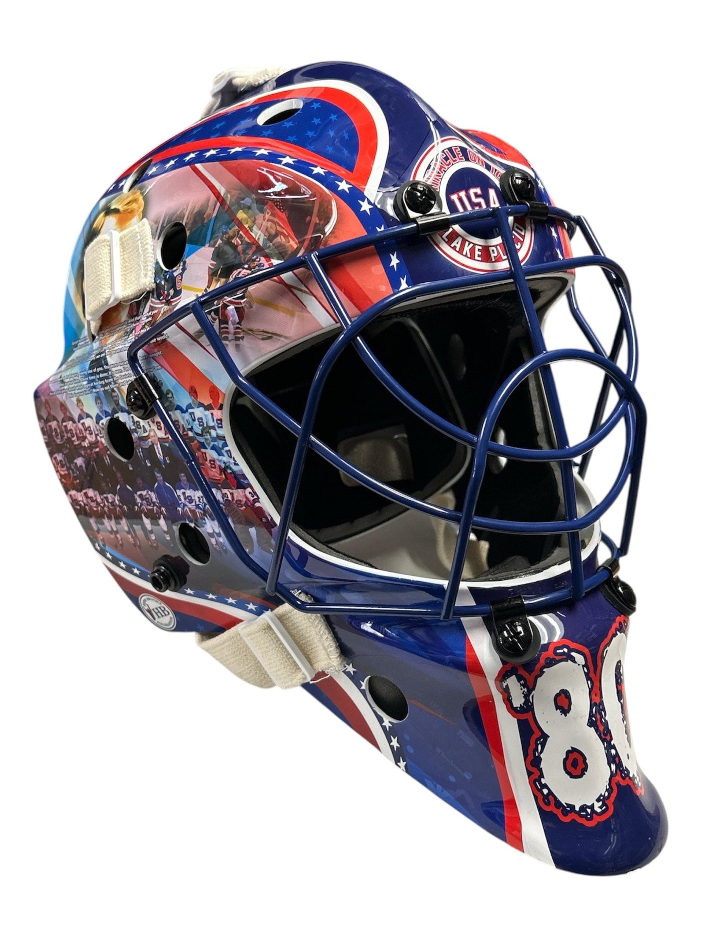 Miracle on Ice Blue cage Goalie Mask