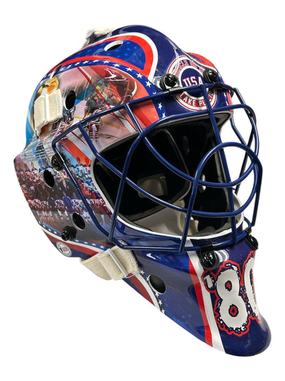 Miracle on Ice Blue cage Goalie Mask