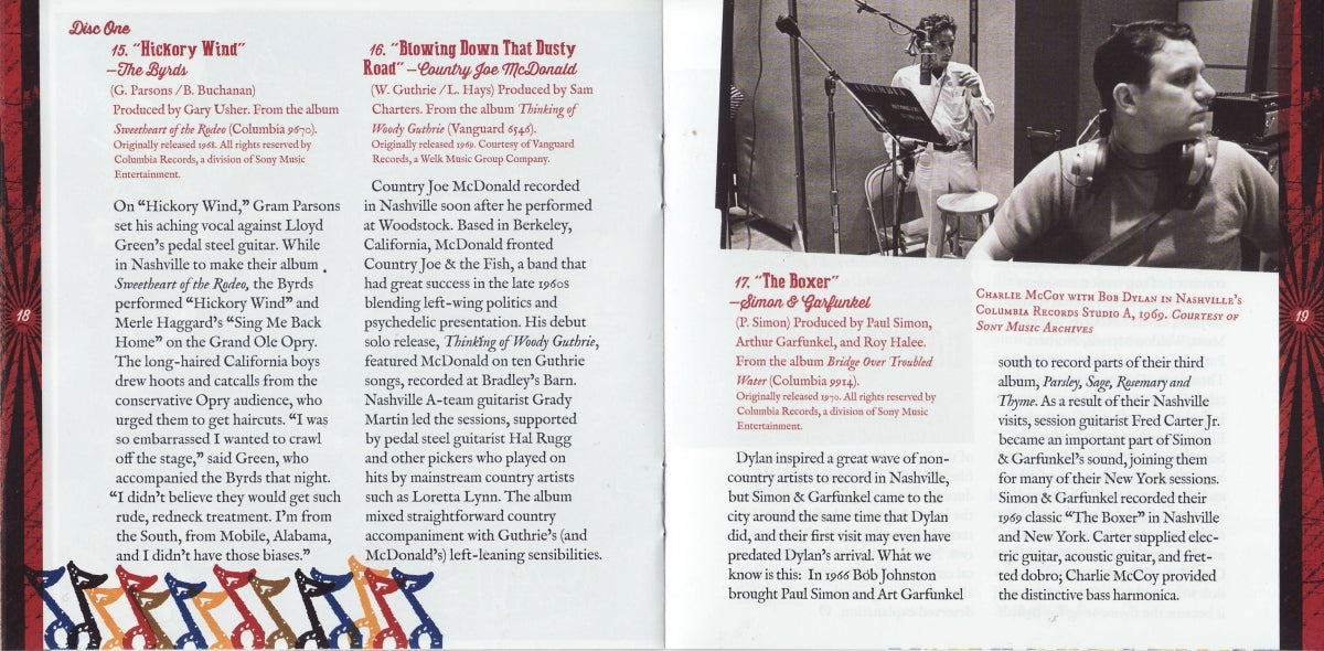 Bob Dylan – Dylan, Cash & the Nashville Cats: A New Music City (2-CD)