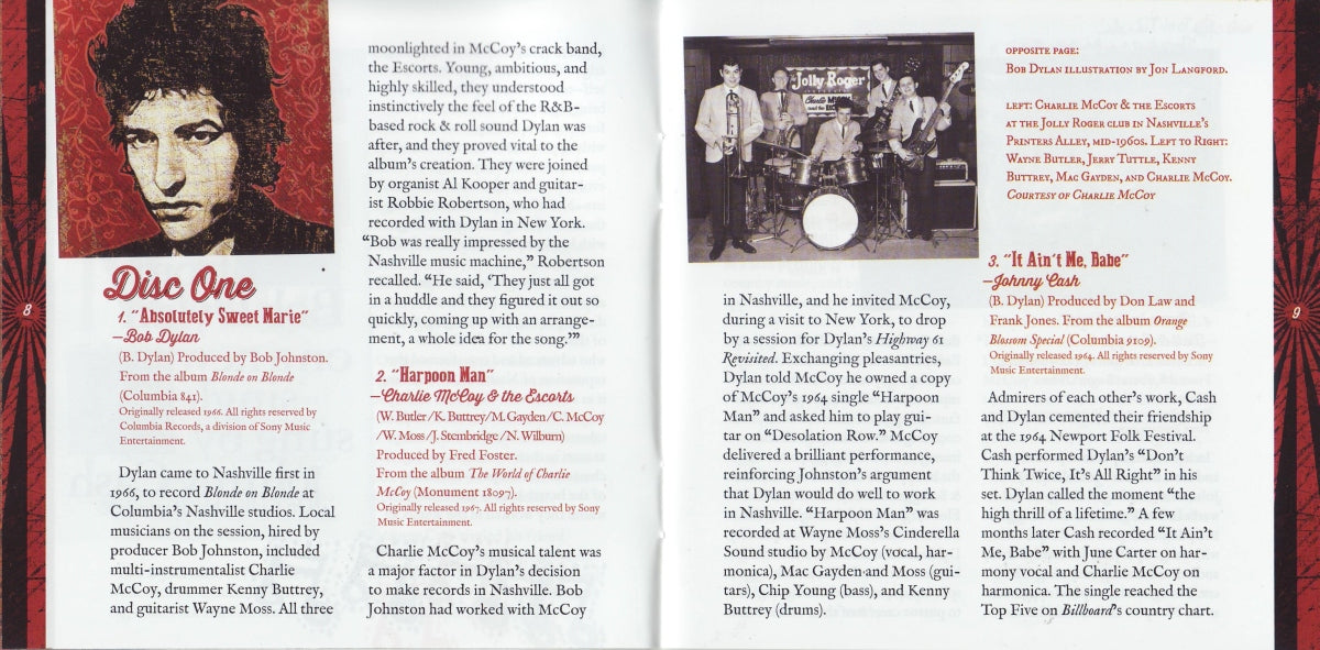 Bob Dylan – Dylan, Cash & the Nashville Cats: A New Music City (2-CD)
