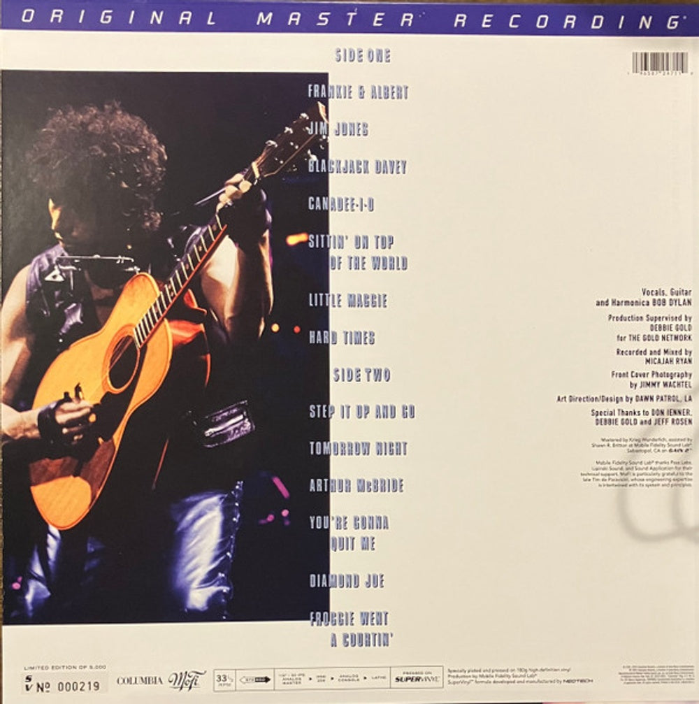 Bob Dylan – Good As I Been To You (Mobile Fidelity 180 Gram LP Vinyl) Vinyl Record