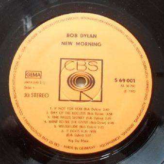 Bob Dylan – New Morning (LP Vinyl) Vinyl Record