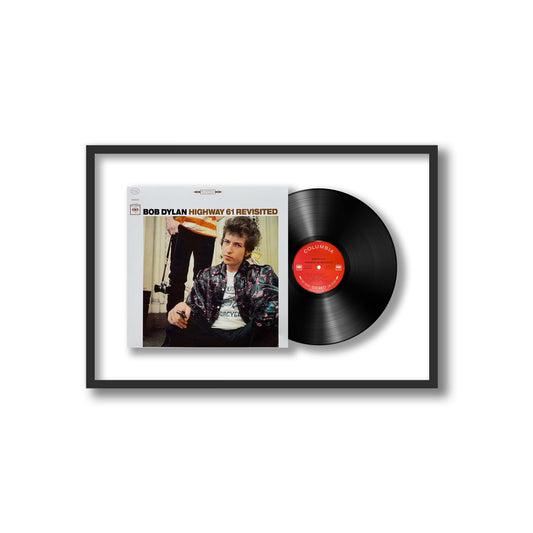Bob Dylan Highway 61 Revisited Framed Vinyl Record