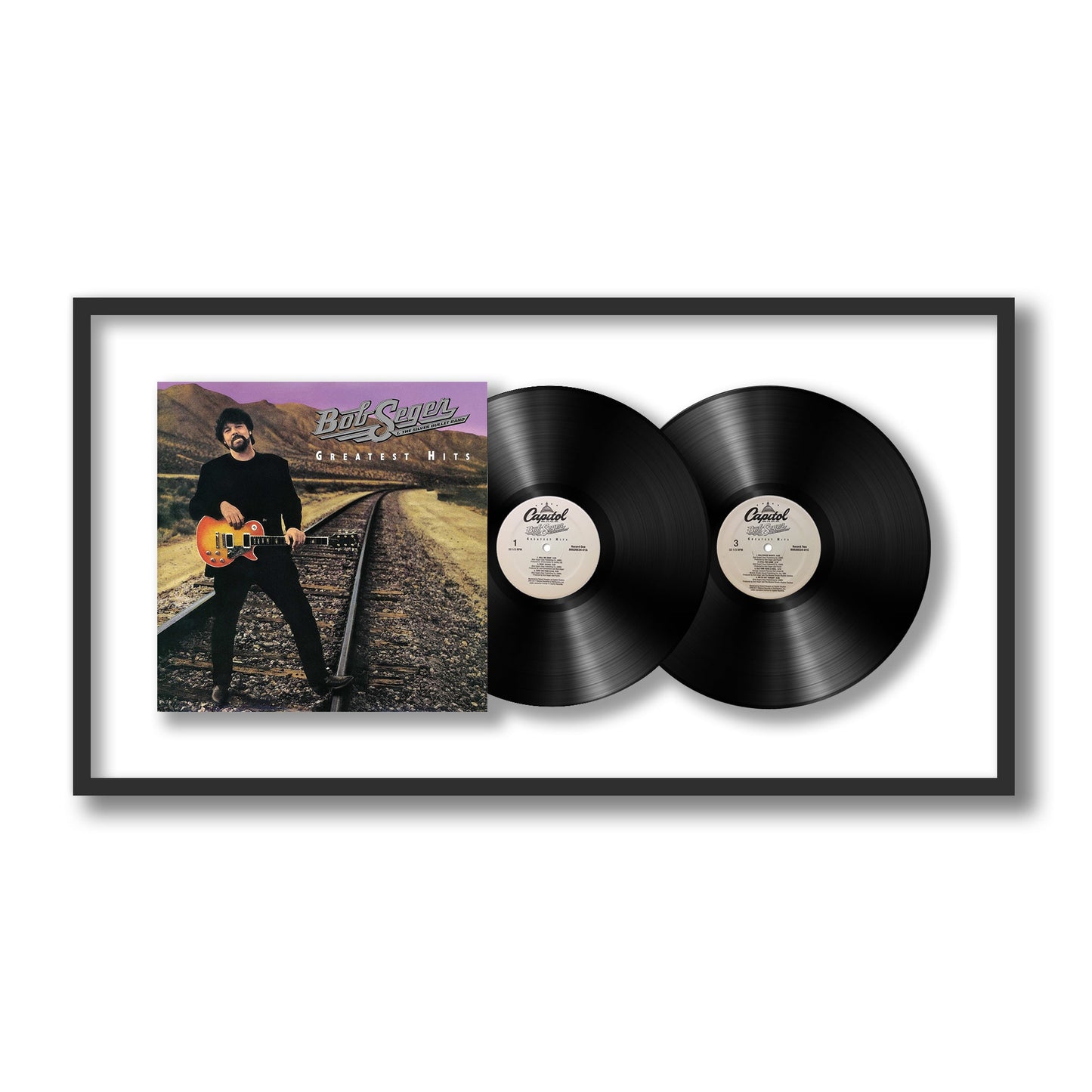 Bob Seger Greatest Hits Framed Vinyl Record