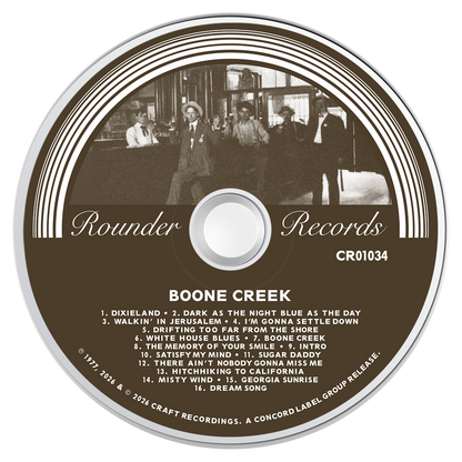 Boone Creek CD Music CD