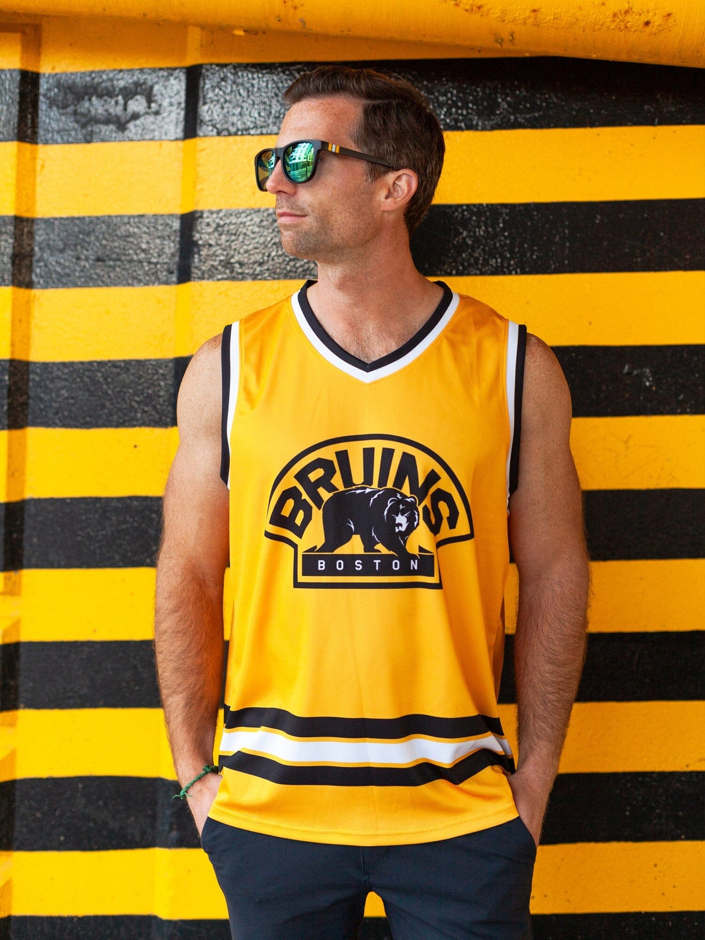 Boston Bruins "99 Series" Mash-up Hockey Tank