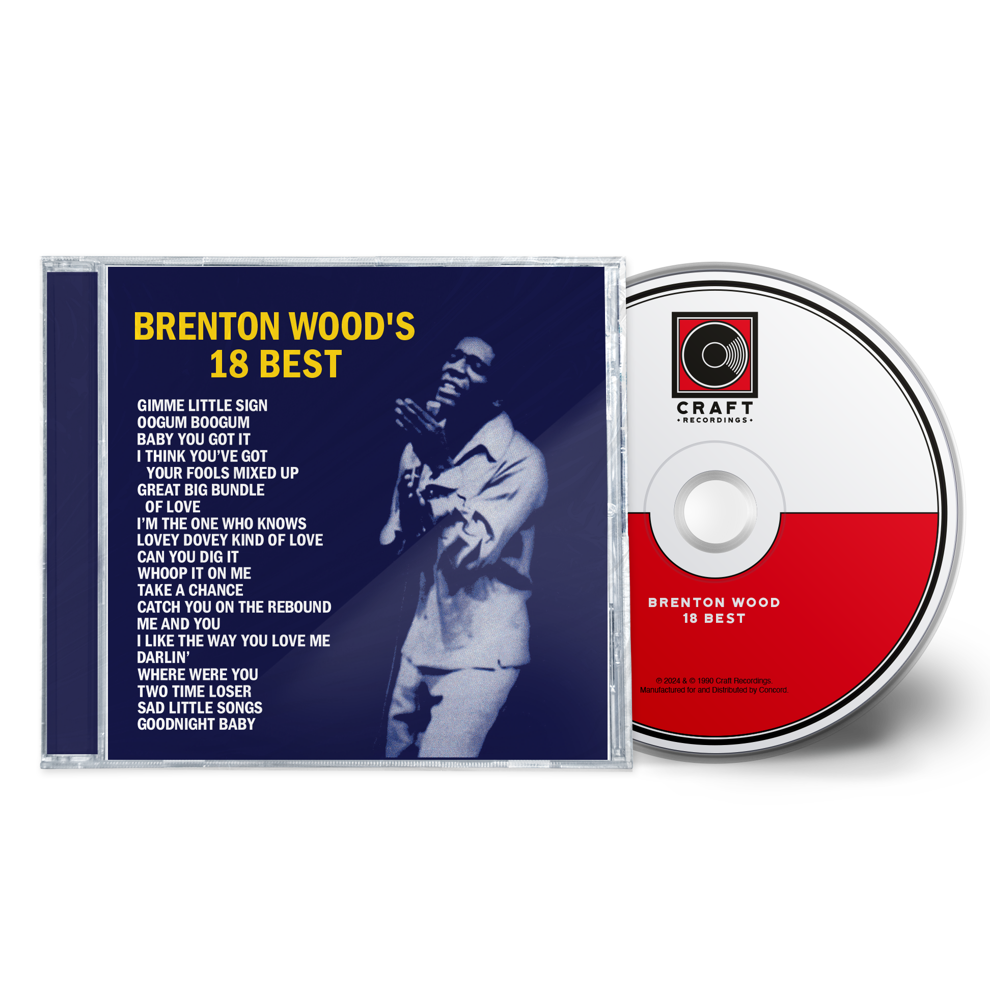 Brenton Wood's 18 Best Music CD