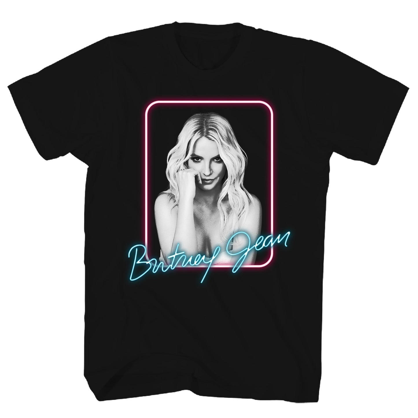 Britney Spears Jean Photo Mens T Shirt Black